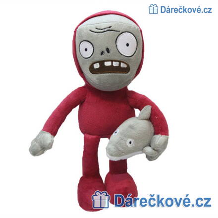 Plyšový zombík ze hry Plants vs. Zombies, vel. 30cm