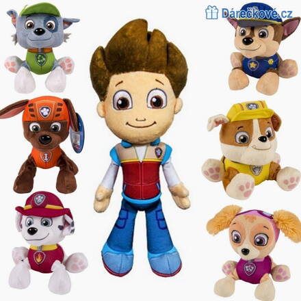 Plyšové hračky z pohádky Tlapková patrola (Paw Patrol)