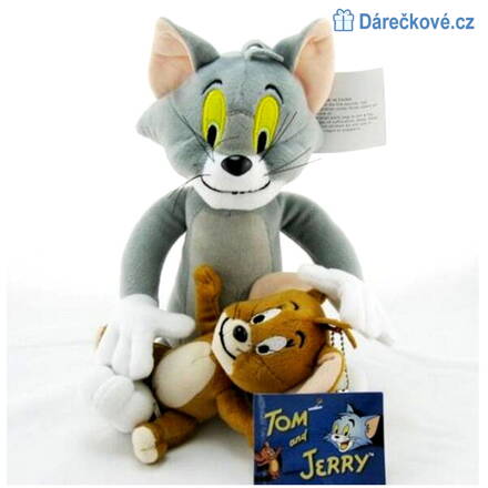 Plyšový Tom a Jerry, set 2ks