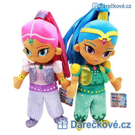 Plyšové panenky z pohádky Třpytka a Světla (Shimmer and Shine)