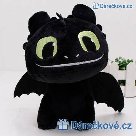 Plyšový drak bezzubka z filmu Jak vycvičit draka 15cm
