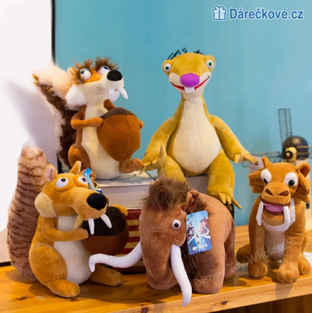 Plyšáci z pohádky Doba ledová (Ice Age)