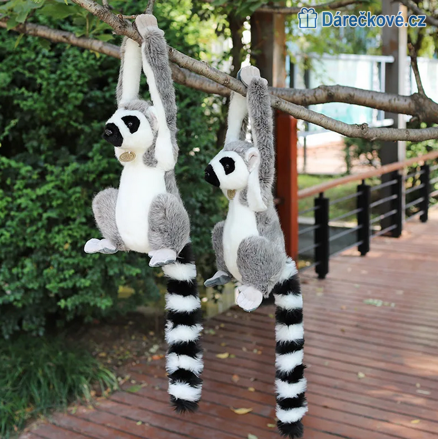 Plyšový Lemur, 28cm