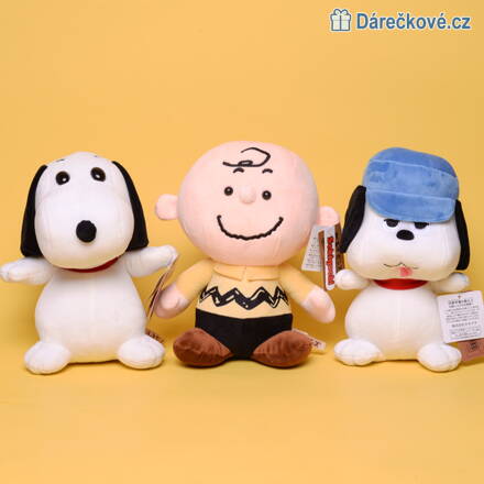 Plyšáci Snoopy a Charlie Brown, 20cm