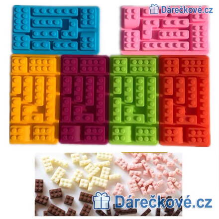 Silikonový formička (forma) na výrobu kostiček „Lego" z ledu nebo čokolády...