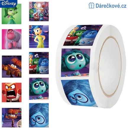 500 ks samolepek V hlavě (Inside Out)