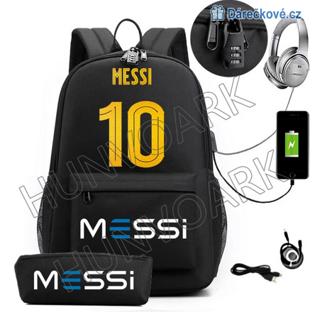 Messi - fotbalový dětský batoh + penál, typ 3