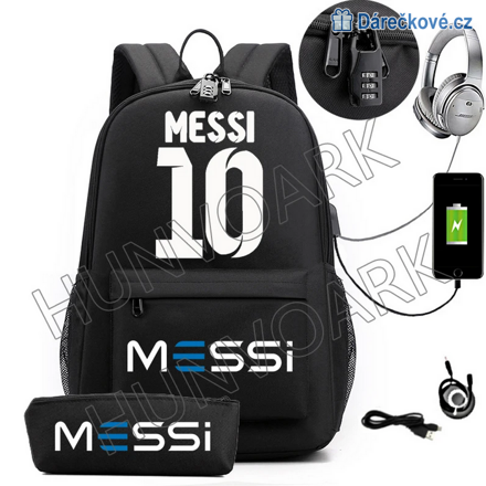 Messi - fotbalový dětský batoh + penál, typ 4