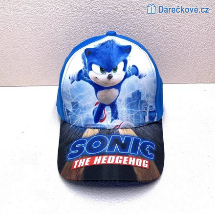 Kšiltovka z pohádky Ježek Sonic, typ 3