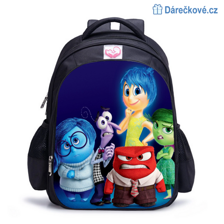 Dětský školní batoh na zip V hlavě (Inside Out), typ 2