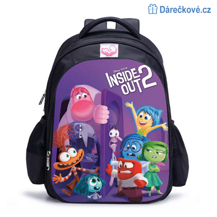Dětský školní batoh na zip V hlavě (Inside Out), typ 3