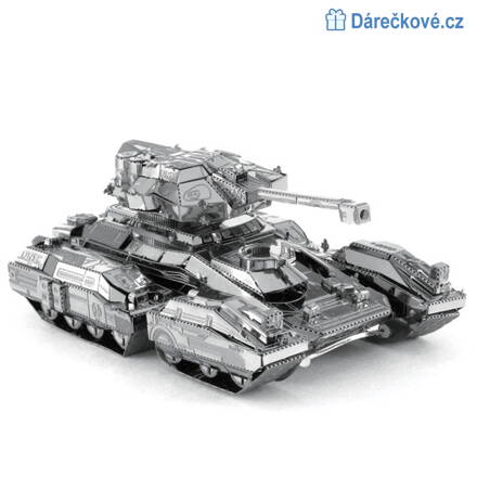 Stavebnice 3D puzzle z kovových dílků - Tank